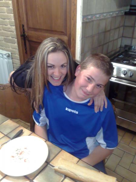 Mon ti frere Maxime et moi