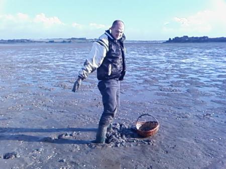 la p�che aux palourdes