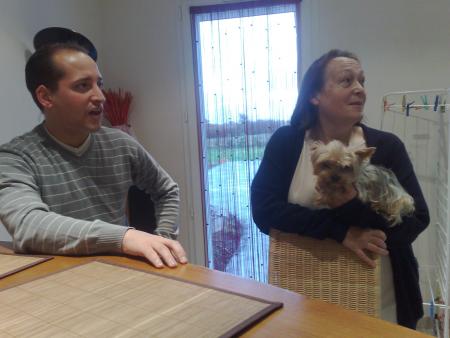 Momo avec Soi�oise comme il dit et Titi